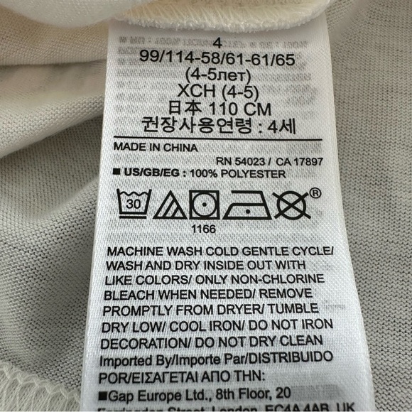 NWT Gap Kids X Disney Girls size 4 Mickey Mouse Shorts Pajama Set Disneyworld - Picture 7 of 7